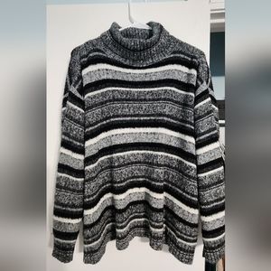Black and white stripped sweater